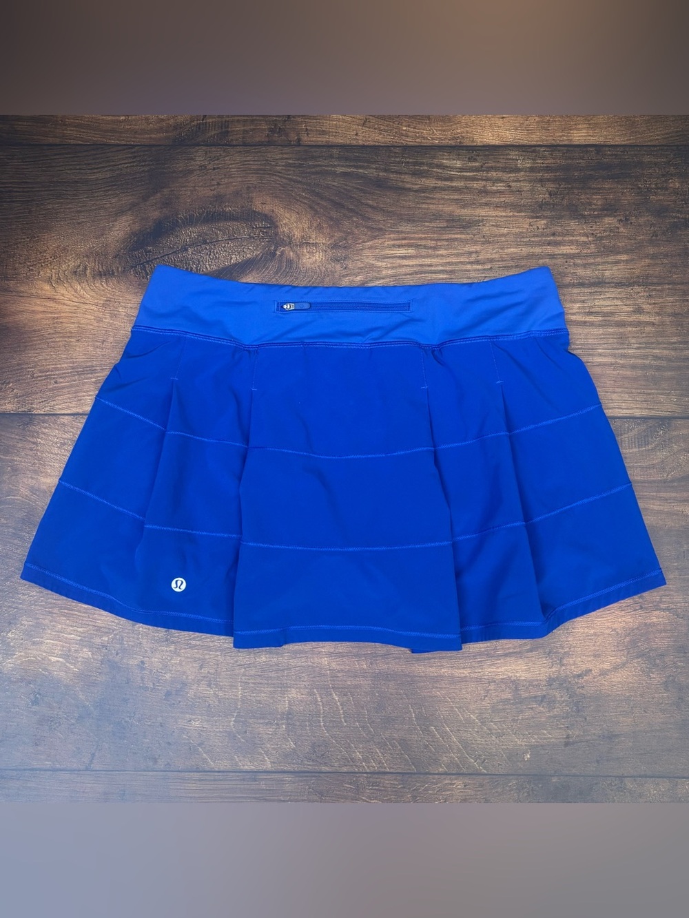 Lululemon Pace Rival Skirt Skort *Tall 15" In Jet Stream Size 10